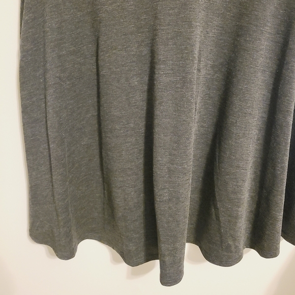 Modcloth Fervour | Women's Gray Sleeveless Dress With Cowl Neckline (Size 2X) - Picture 6 of 11